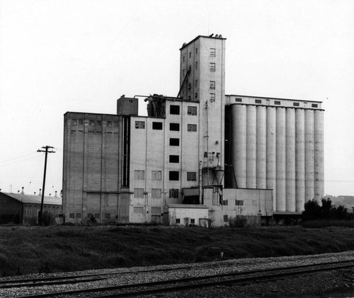 Grain silo, Petaluma, California