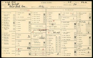 WPA household census for 1012 ECHO PARK AVE, Los Angeles
