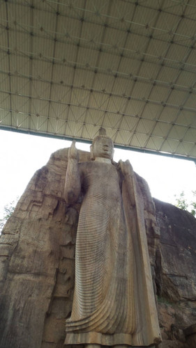 Avukana standing Buddha statue