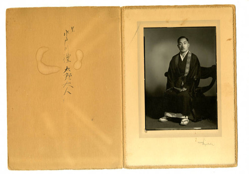 Man wearing kimono