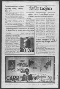Daily Trojan, Vol. 88, No. 5, February 08, 1980