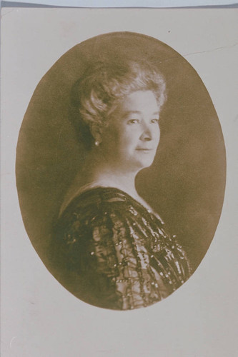 Portrait of Ernestine Schumann-Heink, an opera singer who performed at one of the first Chautauqua assemblies