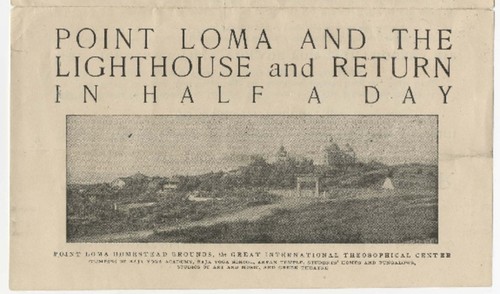 Point Loma and the lighthouse and return in half a day