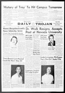 Daily Trojan, Vol. 50, No. 122, May 12, 1959