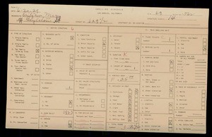 WPA household census for 629 N BOYLSTON STREET, Los Angeles