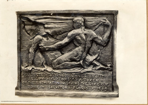 [Medal presented to Vernon H. Jones by his fellow sculptors]