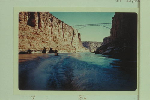 The Dock just above Navajo Bridge on Highway 89 and about 4 miles below the completion of the run up through the Grand Canyon. Photo by Bill Belknap in "Wee Red."