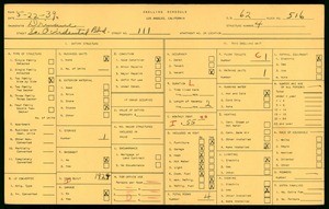 WPA household census for 111 S OCCIDENTAL BLVD, Los Angeles