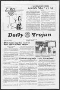 Daily Trojan, Vol. 70, No. 22, October 20, 1976