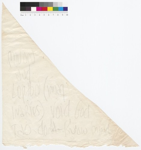 Letter from James Lee Byars