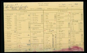 WPA household census for 1240 S LAKE STREET, Los Angeles