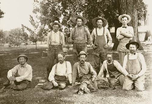 Workers at the Plant Introduction Garden