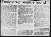 Toxic drug residue found