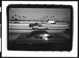 Cars on a freeway, Los Angeles, 1999