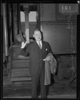 Grand Exalted Ruler of the Elks Judge James T. Hallinan, Los Angeles, 1935