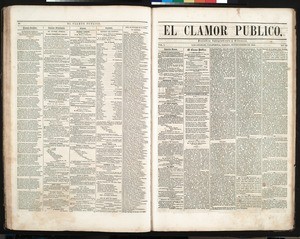El Clamor Publico, vol. I, no. 23, Noviembre 30 de 1855