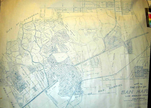 Map of the city of San Marino, Los Angeles County, California / compiled from county records by William Chalmers - City Engineer
