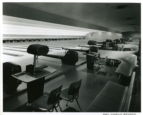 View of the Bowling Lanes Located at the Ann Darling Park Shopping Center