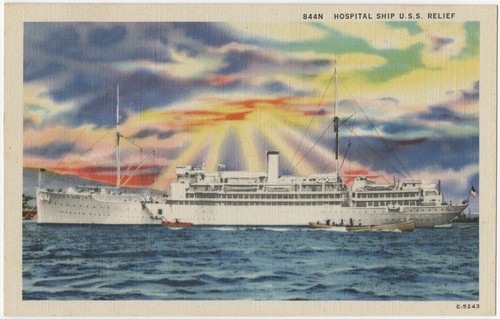 Hospital ship U.S.S. Relief