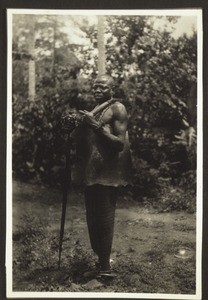 A man entering into the Isango society