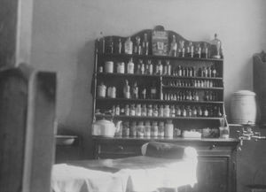 Poliklinikken ved hospitalet i Siuyen, 1926