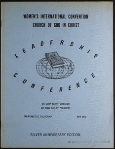 25th Silver Anniversary of the Annual Women's Convention of the Church of God in Christ, Leadership Conference