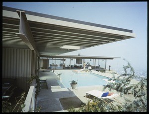 Stahl residence, pool, Los Angeles, 1960?