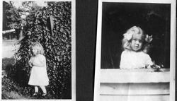 Two photos of Harriet Crystal Elvy