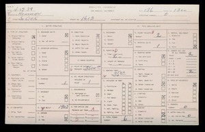 WPA household census for 1613 OAK, Los Angeles