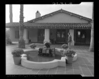 Know Your City No.78 Memorial fountain and courtyard of Campo de Cahuenga, Calif