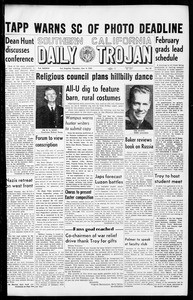 Daily Trojan, Vol. 36, No. 42, January 09, 1945