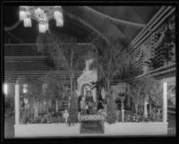 Pomona display at the National Orange Show, San Bernardino, 1934