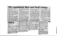 City commission likes new Ford's design