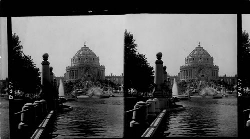 Festival Hall and Colonnade from Grand Basin. Louisiana Purchase Exposition