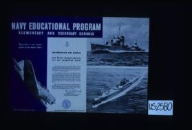 Navy educational program. Elementary and secondary schools. Mathematics and science the basic requirements for all technical work ... [signed] Randall Jacobs, Rear Admiral, United States Navy, The Chief of Naval Personnel