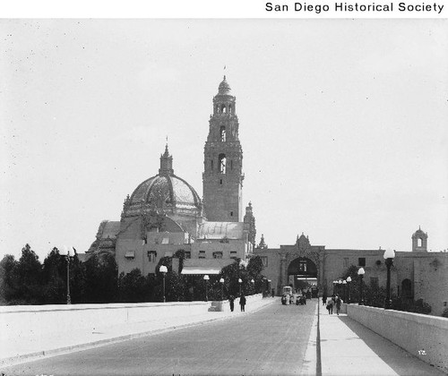 View of California Building and Tower from Cabrillo Bridge