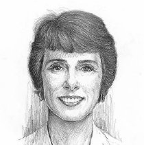 Drawing of Dr. Mary Giles by John Lopes