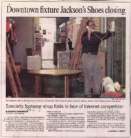 Downtown fixture Jackson's Shoes closing
