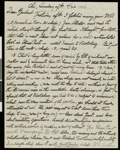 Henry Blake Fuller, letter, 1925-04-26, to Hamlin Garland