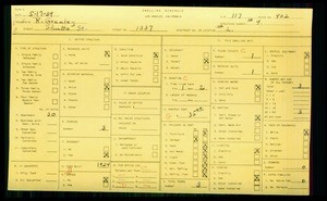 WPA household census for 1337 SHATTO ST, Los Angeles