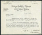 B. S. Webber letter to Haensel and Jones, 1920 August 09