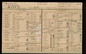 WPA household census for 839 W 69TH ST, Los Angeles County