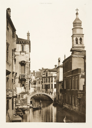 Rio ou Canal de Saint-Antonin du Pont della Pietà, from Calli e Canali in Venezia
