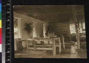 Interior of church, Sierra Leone, ca. 1908/1910
