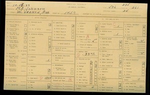 WPA household census for 1459 W VERNON, Los Angeles County