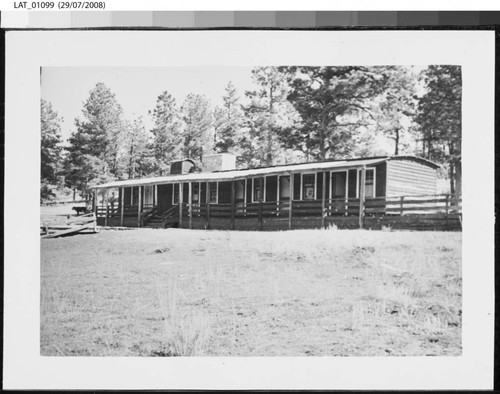 Vermejo Ranch Adams Lake cabin exterior