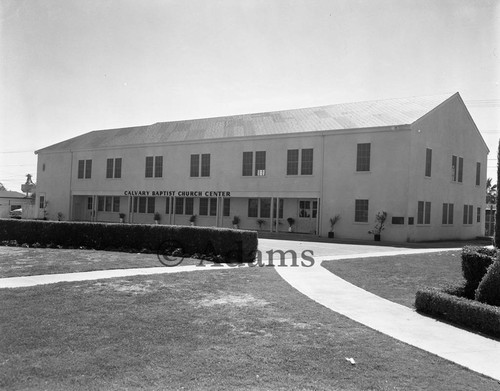 Exterior of church, Los Angeles, 1955