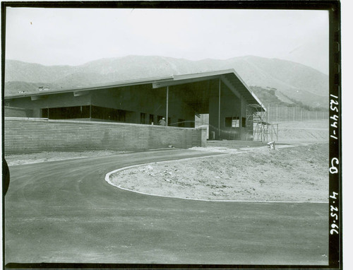 View of construction of Marshall Canyon Golf Course