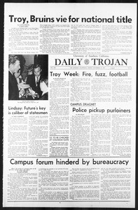 Daily Trojan, Vol. 59, No. 43, November 17, 1967