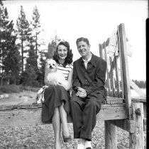 Rudy Vallee, Eleanor Norris Lake Tahoe Cir.1946